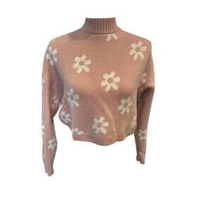 Women’s Hollister Daisy Cropped Sweater. Size Medium